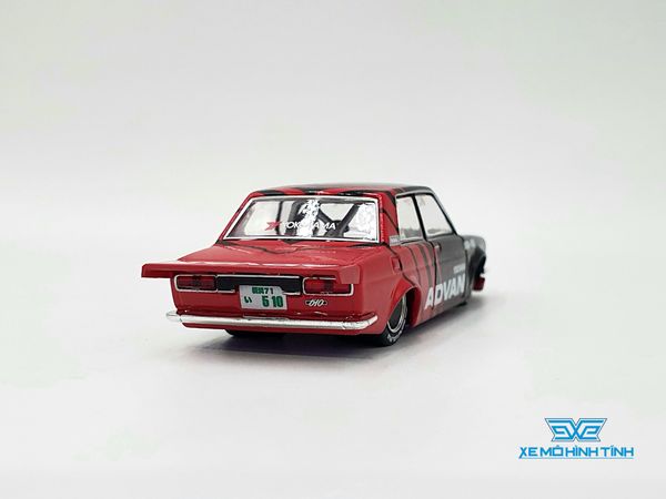 Xe mô hình Datsun 510 Pro Street 1:64 Kaido House/MiniGT (Advan)