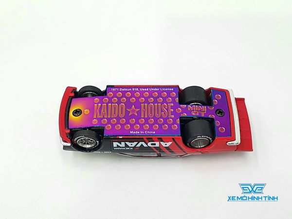 Xe mô hình Datsun 510 Pro Street 1:64 Kaido House/MiniGT (Advan)