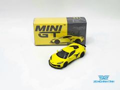 Xe mô hình Chevrolet Corvette Z06 2023 Accelerate Yellow LHD 1:64 MiniGT ( Vàng )