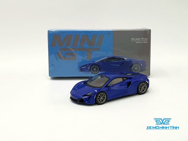 Xe mô hình McLaren Artura 1:64 MiniGT (Xanh)