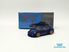 Xe mô hình Porsche 911 GT3 Touring 1:64 MiniGT (Xanh)