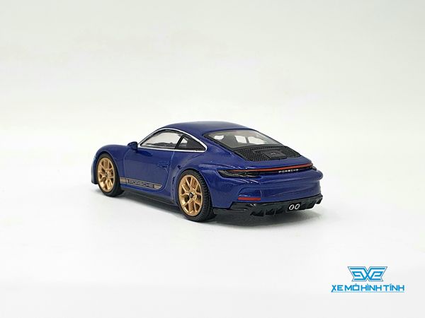 Xe mô hình Porsche 911 GT3 Touring 1:64 MiniGT (Xanh)