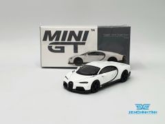 Xe mô hình Bugatti Chiron Super Sport 1:64 MiniGT (Trắng)