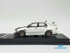 Xe Mô Hình Mitsubishi Lancer Evolution IX 1:64 EV64 ( Trắng )