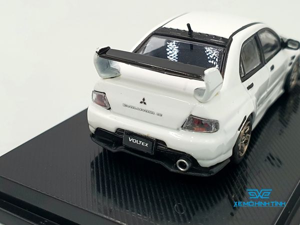 Xe Mô Hình Mitsubishi Lancer Evolution IX 1:64 EV64 ( Trắng )