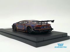 Xe Mô Hình Lamborghini Aventador LP700-4 + Figure 1:64 Star Model ( Tím Spider )