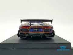 Xe Mô Hình Lamborghini Aventador LP700-4 + Figure 1:64 Star Model ( Tím Spider )