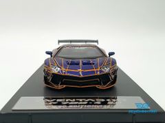 Xe Mô Hình Lamborghini Aventador LP700-4 + Figure 1:64 Star Model ( Tím Spider )