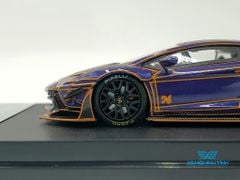 Xe Mô Hình Lamborghini Aventador LP700-4 + Figure 1:64 Star Model ( Tím Spider )