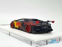 Xe mô hình Lamborghini Liberty Walk LB-Works LP 700 Aventador 2.0 1:64 Liberty Walk ( Xanh Red Bull )