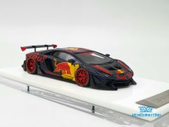 Xe mô hình Lamborghini Liberty Walk LB-Works LP 700 Aventador 2.0 1:64 Liberty Walk ( Xanh Red Bull )