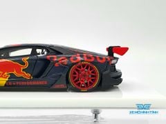 Xe mô hình Lamborghini Liberty Walk LB-Works LP 700 Aventador 2.0 1:64 Liberty Walk ( Xanh Red Bull )