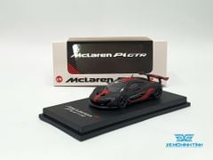 Xe Mô Hình Mclaren P1 GTR 1:64 CM model ( Đen Nhám Sọc Đỏ )