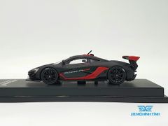 Xe Mô Hình Mclaren P1 GTR 1:64 CM model ( Đen Nhám Sọc Đỏ )