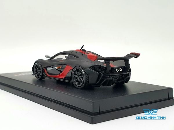 Xe Mô Hình Mclaren P1 GTR 1:64 CM model ( Đen Nhám Sọc Đỏ )