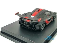 Xe Mô Hình Mclaren P1 GTR 1:64 CM model ( Đen Nhám Sọc Đỏ )