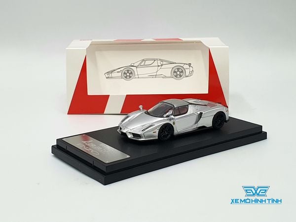 Xe mô hình Ferrari ENZO Sports Car 1:64 Agitator (Bạc)