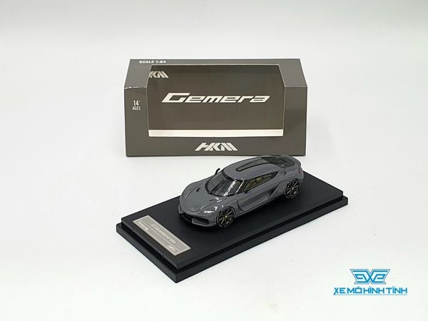 Xe mô hình Koenigsegg Gemera 1:64 HKM (Xám)