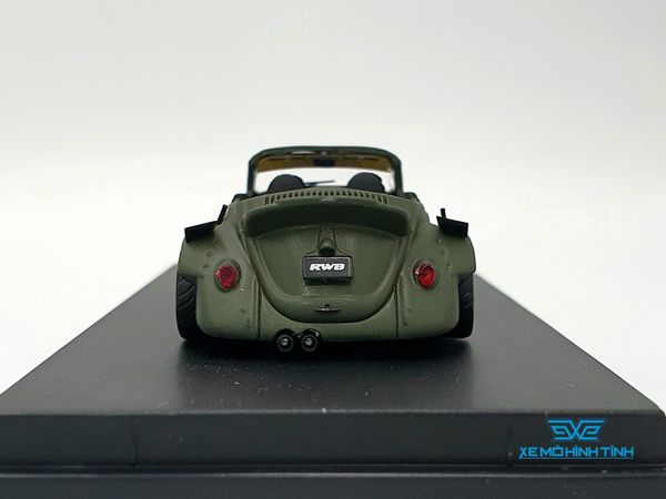 Xe Mô Hình Volkswagen Beetle 1:64 HKM ( Xanh Quân Đội )