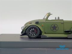 Xe Mô Hình Volkswagen Beetle 1:64 HKM ( Xanh Quân Đội )