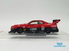 Xe mô hình Nissan Skyline LB-ER34 Super Silhouette 1:64 CM-Model ( Đỏ Đen )