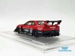 Xe mô hình Nissan Skyline LB-ER34 Super Silhouette 1:64 CM-Model ( Đỏ Đen )