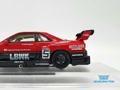 Xe mô hình Nissan Skyline LB-ER34 Super Silhouette 1:64 CM-Model ( Đỏ Đen )