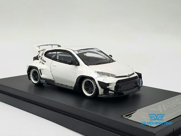 Xe Mô Hình Toyota Yaris Limited 999psc 1:64 HKM ( Trắng )