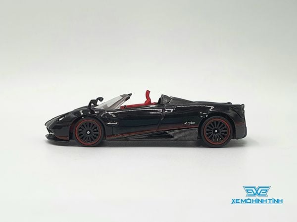 Xe mô hình Pagani Huayra Roadster Black LHD 1:64 MiniGT (Đen Nội Thất Đỏ)