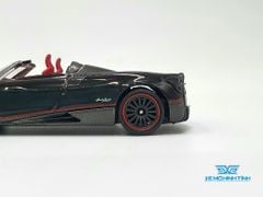 Xe mô hình Pagani Huayra Roadster Black LHD 1:64 MiniGT (Đen Nội Thất Đỏ)