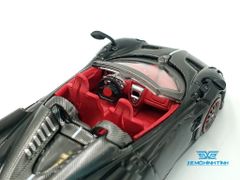 Xe mô hình Pagani Huayra Roadster Black LHD 1:64 MiniGT (Đen Nội Thất Đỏ)