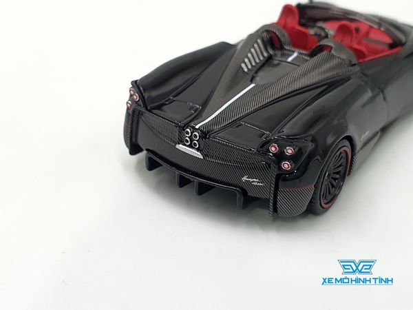 Xe mô hình Pagani Huayra Roadster Black LHD 1:64 MiniGT (Đen Nội Thất Đỏ)