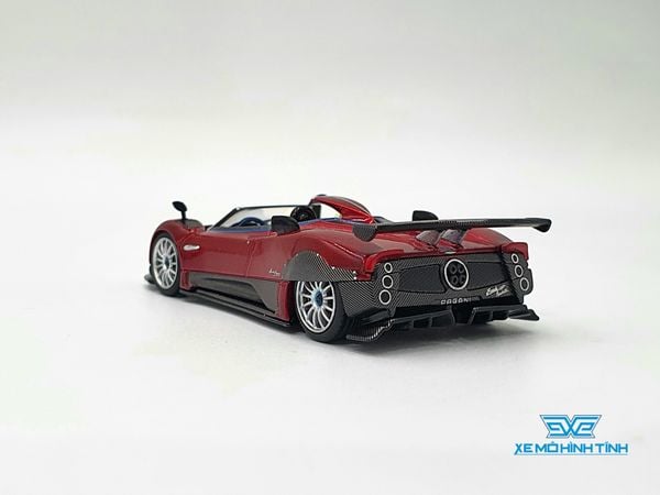 Xe mô hình Pagani Zonda HP Barchetta Rosso Dubai LHD 1:64 MiniGT (Đỏ)