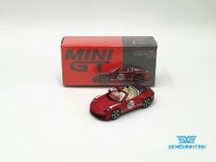 Xe mô hình Porsche 911 Targa 4S Heritage Design Edition Cherry Red LHD 1:64 MiniGT (Đỏ)