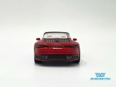 Xe mô hình Porsche 911 Targa 4S Heritage Design Edition Cherry Red LHD 1:64 MiniGT (Đỏ)