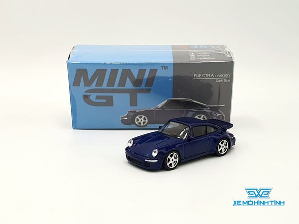 Xe mô hình RUF CTR Anniversary Dark Blue LHD 1:64 MiniGT (Xanh Dương)