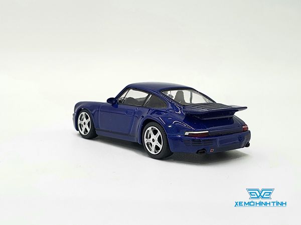 Xe mô hình RUF CTR Anniversary Dark Blue LHD 1:64 MiniGT (Xanh Dương)