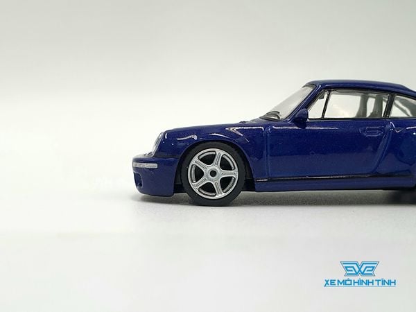 Xe mô hình RUF CTR Anniversary Dark Blue LHD 1:64 MiniGT (Xanh Dương)