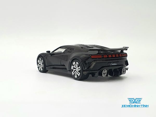 Xe mô hình Bugatti Centodieci Black LHD 1:64 MiniGT (Đen)