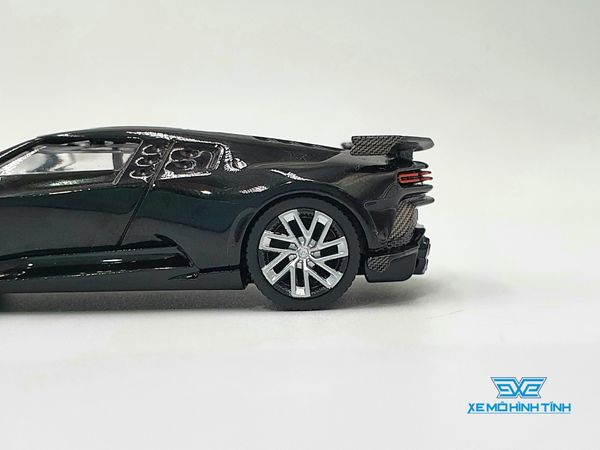 Xe mô hình Bugatti Centodieci Black LHD 1:64 MiniGT (Đen)