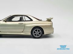 Xe mô hình Nissan Skyline GT-R M-Spec Sillica Breath RHD 1:64 MiniGT (Vàng Gold)