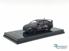 T64-004-REB MH 1:64 TARMAC WORKS MITSUBISHI EVO X - RALLIART EDITION (BLACK)