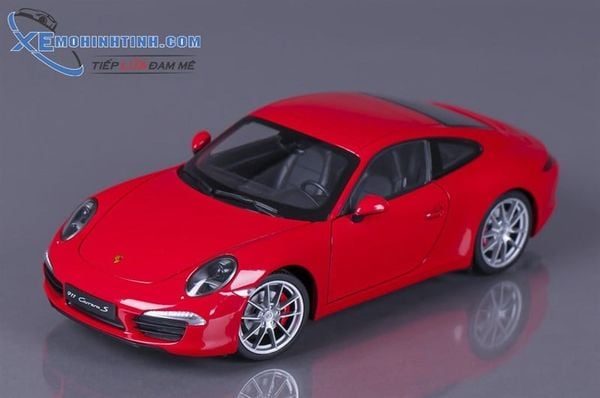 XE MÔ HÌNH PORSCHE 911 CARRERA S 1:18 WELLY (ĐỎ)