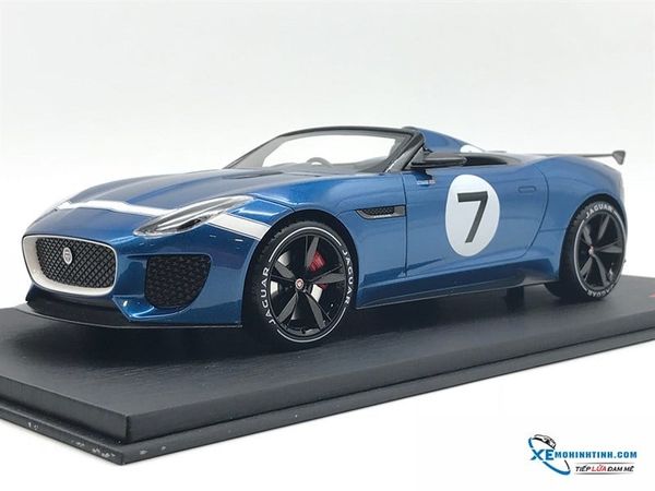 TS0035 MH TOPSPEED 1:18 JAGUAR F-TYPE PROJECT 7 CONCEPT ECURIE BLUE