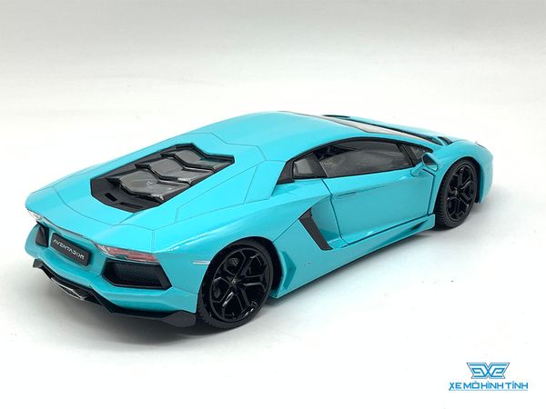 Xe Mô Hình Lamborghini Aventador LP700-4 1:24 Welly ( Xanh )