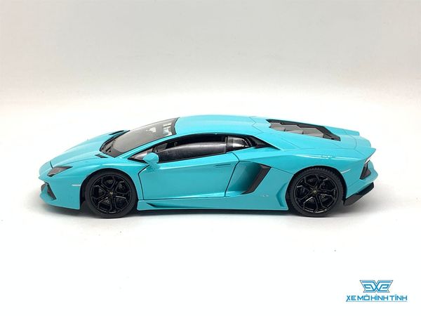 Xe Mô Hình Lamborghini Aventador LP700-4 1:24 Welly ( Xanh )