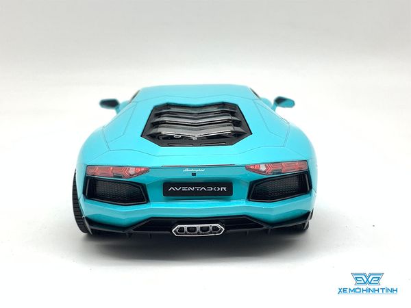 Xe Mô Hình Lamborghini Aventador LP700-4 1:24 Welly ( Xanh )