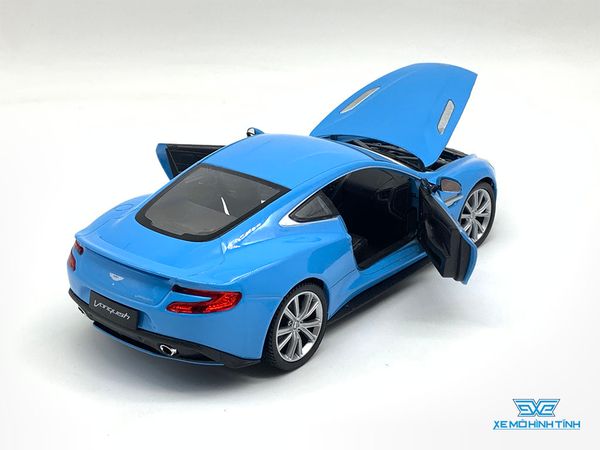 Xe Mô Hình Aston Martin Vanquish 1:24 Welly ( Xanh Dương )