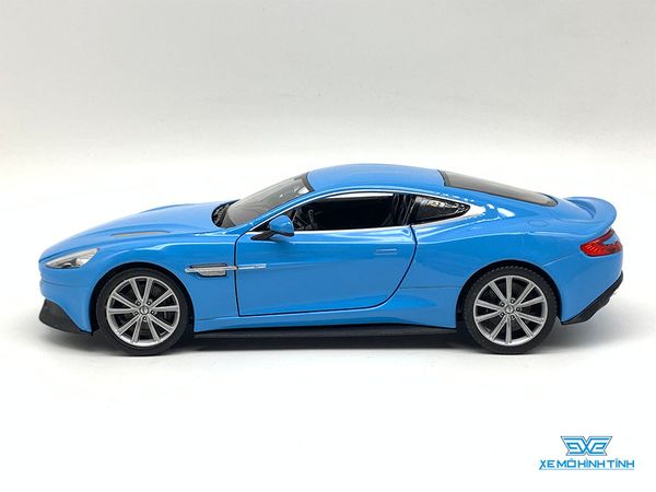 Xe Mô Hình Aston Martin Vanquish 1:24 Welly ( Xanh Dương )