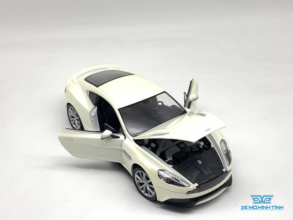 Xe Mô Hình Aston Martin Vanquish 1:24 Welly ( Trắng )